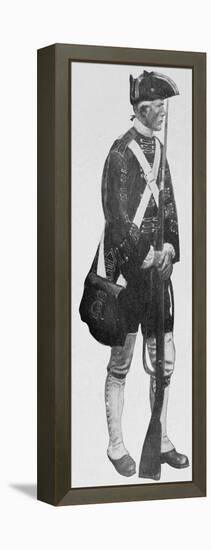 An English Soldier, from the Mural Decoration, Hudson County Court House, Jersey City, New Jersey-Howard Pyle-Framed Premier Image Canvas