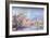 An English Village 1821 (Colour Litho)-John Constable-Framed Giclee Print