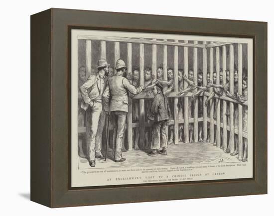 An Englishman's Visit to a Chinese Prison at Canton-null-Framed Premier Image Canvas