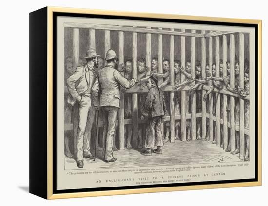 An Englishman's Visit to a Chinese Prison at Canton-null-Framed Premier Image Canvas