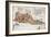 An engraved map of St Croix (Santa Cruz), 1754-null-Framed Giclee Print