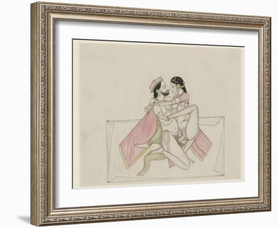 An Erotic Pendjab School-null-Framed Giclee Print