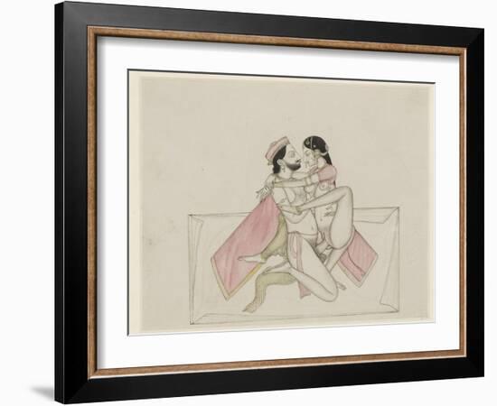 An Erotic Pendjab School-null-Framed Giclee Print