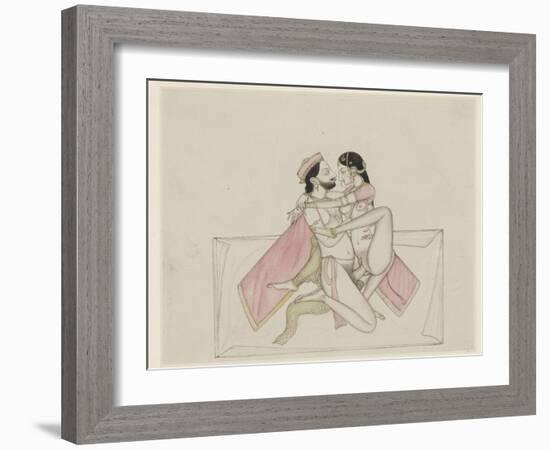 An Erotic Pendjab School-null-Framed Premium Giclee Print