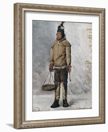 An Eskimo-Francois Auguste Biard-Framed Giclee Print