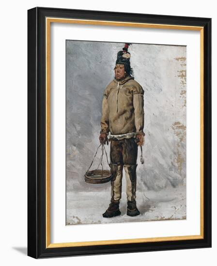 An Eskimo-Francois Auguste Biard-Framed Giclee Print