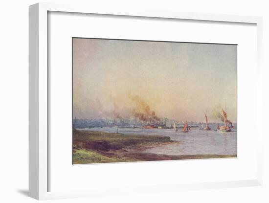 'An Estuary', 1910-WL Wythe-Framed Giclee Print