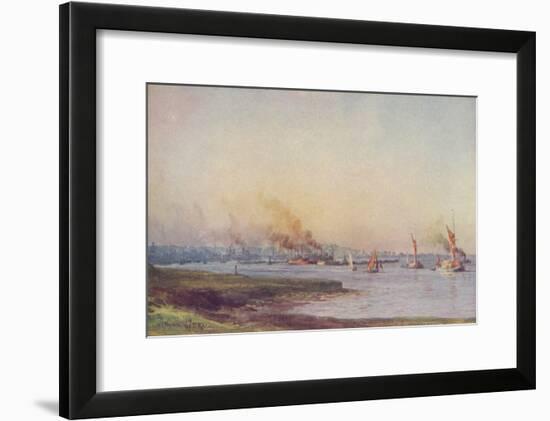 'An Estuary', 1910-WL Wythe-Framed Giclee Print