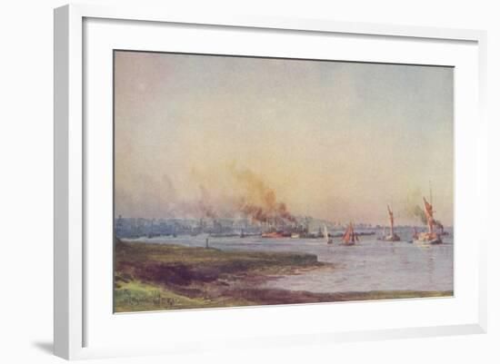 'An Estuary', 1910-WL Wythe-Framed Giclee Print