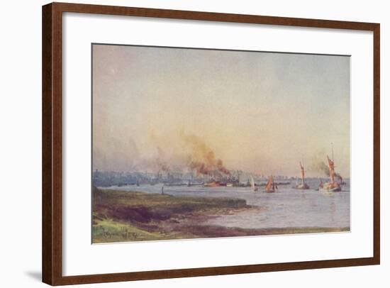 'An Estuary', 1910-WL Wythe-Framed Giclee Print