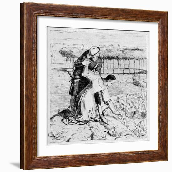 An Etching in the Germ, 1904-William Holman Hunt-Framed Giclee Print