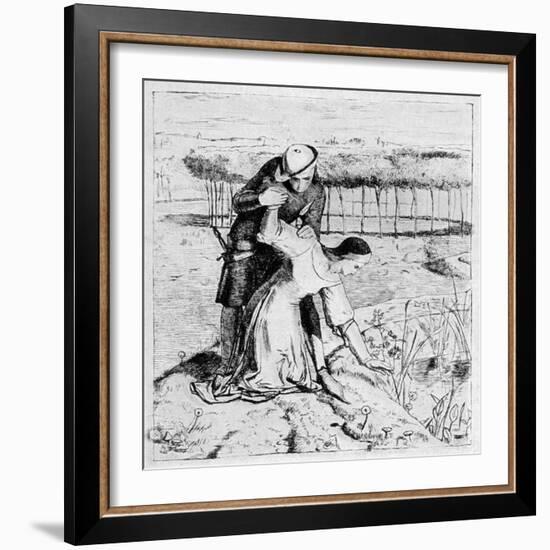 An Etching in the Germ, 1904-William Holman Hunt-Framed Giclee Print