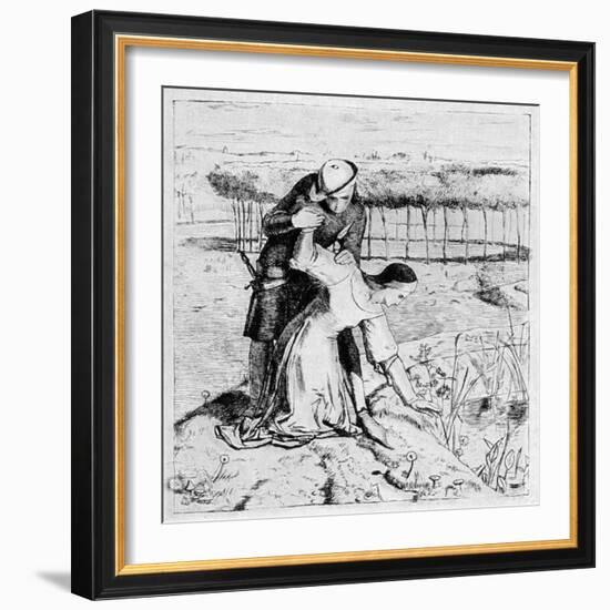 An Etching in the Germ, 1904-William Holman Hunt-Framed Giclee Print