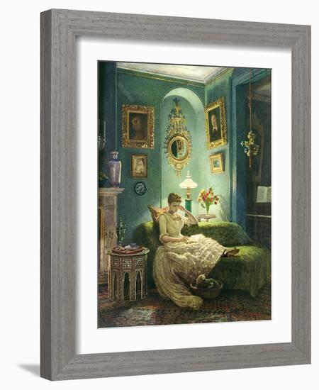 An Evening at Home, 1888-Edward John Poynter-Framed Giclee Print