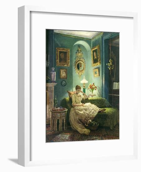 An Evening at Home, 1888-Edward John Poynter-Framed Giclee Print