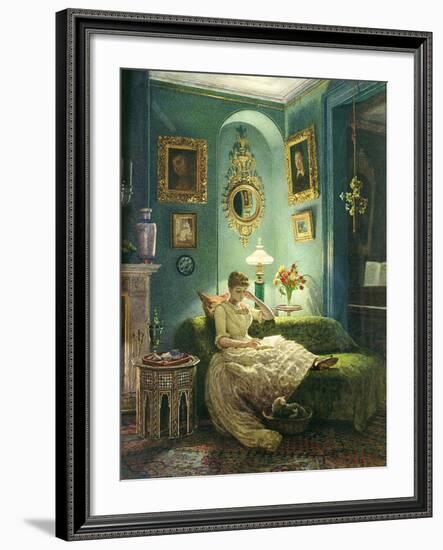 An Evening at Home, 1888-Edward John Poynter-Framed Giclee Print