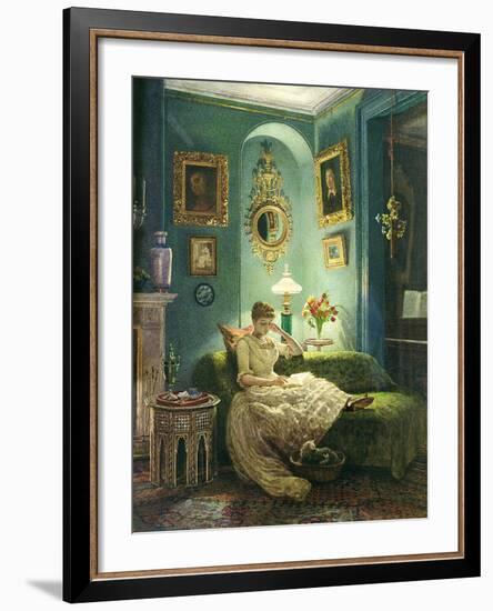 An Evening at Home, 1888-Edward John Poynter-Framed Giclee Print