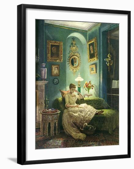 An Evening at Home, 1888-Edward John Poynter-Framed Giclee Print