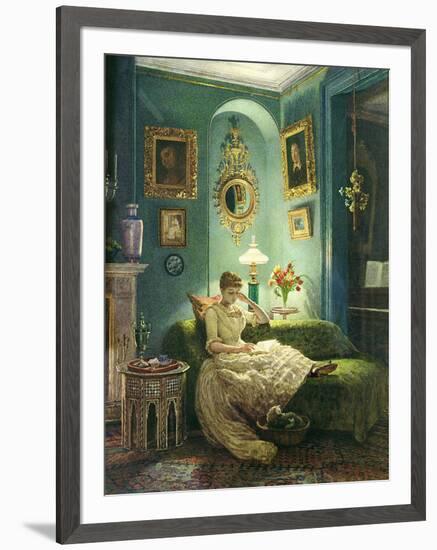 An Evening at Home, 1888-Edward John Poynter-Framed Giclee Print