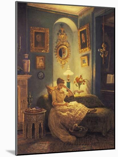 An Evening at Home-Edward John Poynter-Mounted Giclee Print