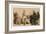 An Evening at the Combes' House, 1850-51 (Pen and Brown Ink on Pale Brown Paper)-Charles Alston Collins-Framed Giclee Print