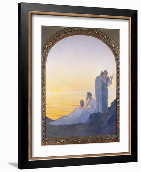 An Evening in Ancient Times, 1908-Alphonse Osbert-Framed Giclee Print