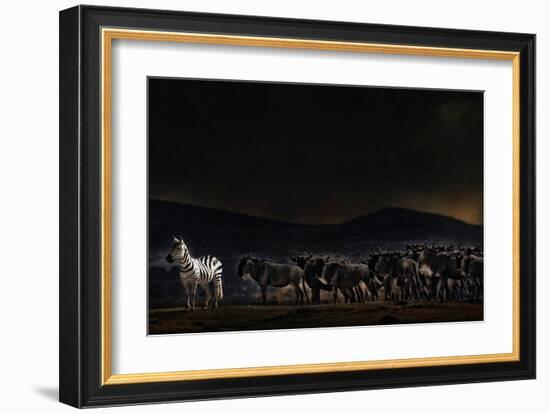 An Evening in Kenya-null-Framed Art Print