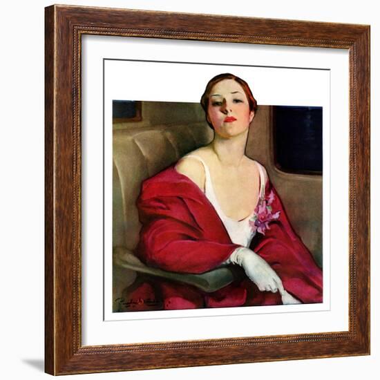 "An Evening Out,"October 10, 1931-Penrhyn Stanlaws-Framed Giclee Print