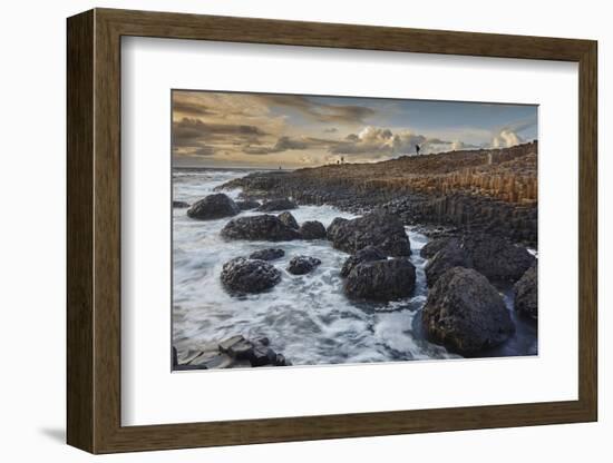 An evening view of the Giant's Causeway, UNESCO World Heritage Site, County Antrim, Ulster, Norther-Nigel Hicks-Framed Photographic Print