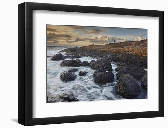 An evening view of the Giant's Causeway, UNESCO World Heritage Site, County Antrim, Ulster, Norther-Nigel Hicks-Framed Photographic Print