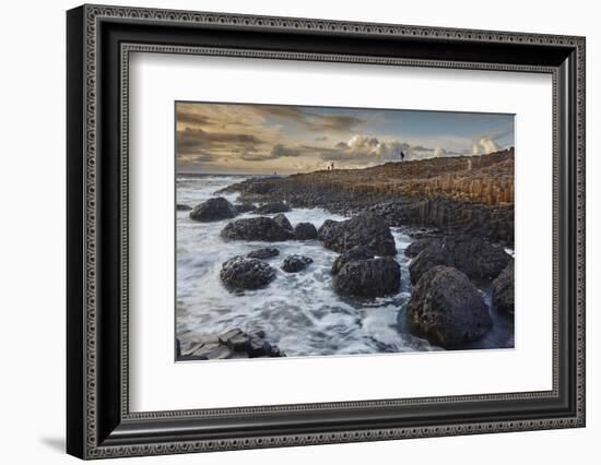 An evening view of the Giant's Causeway, UNESCO World Heritage Site, County Antrim, Ulster, Norther-Nigel Hicks-Framed Photographic Print