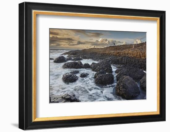 An evening view of the Giant's Causeway, UNESCO World Heritage Site, County Antrim, Ulster, Norther-Nigel Hicks-Framed Photographic Print