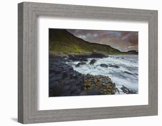 An evening view of the Giant's Causeway, UNESCO World Heritage Site, County Antrim, Ulster, Norther-Nigel Hicks-Framed Photographic Print