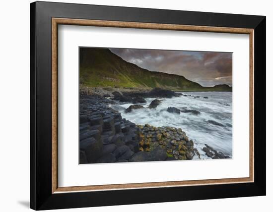 An evening view of the Giant's Causeway, UNESCO World Heritage Site, County Antrim, Ulster, Norther-Nigel Hicks-Framed Photographic Print