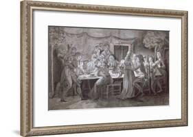 An Evening Wedding Meal-Jacques Bertaux-Framed Giclee Print