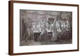 An Evening Wedding Meal-Jacques Bertaux-Framed Giclee Print