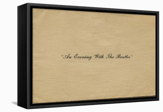 an Evening with the Beatles Ticket Holder Cover-Tobi Seftel-Framed Premier Image Canvas