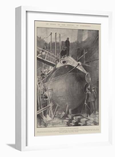 An Event in the History of Submarines-Fred T. Jane-Framed Giclee Print