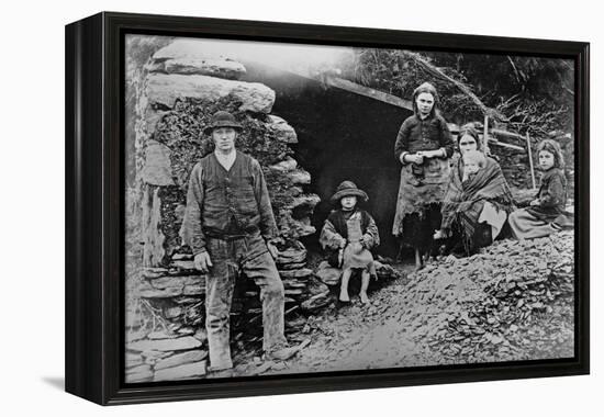 An Evicted Family at Glenbeigh, Ireland, 1888-Francis Guy-Framed Premier Image Canvas
