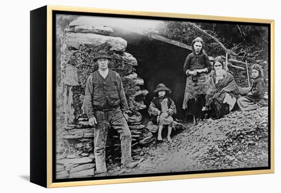 An Evicted Family at Glenbeigh, Ireland, 1888-Francis Guy-Framed Premier Image Canvas