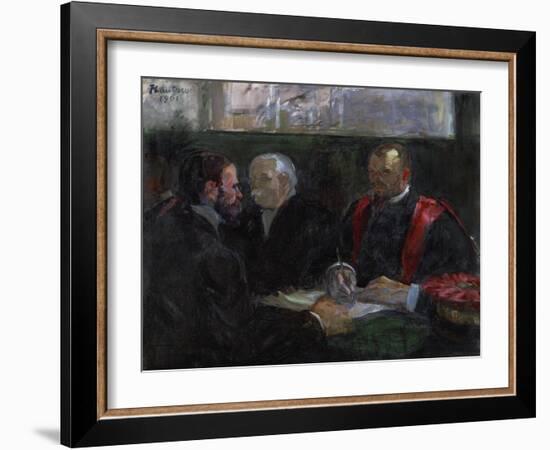 An Examination at the Faculty of Medicine, 1901-Henri de Toulouse-Lautrec-Framed Giclee Print