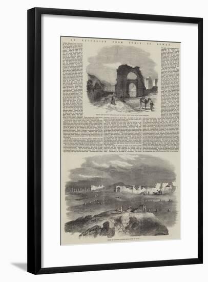 An Excursion from Tunis to Zowan-null-Framed Giclee Print