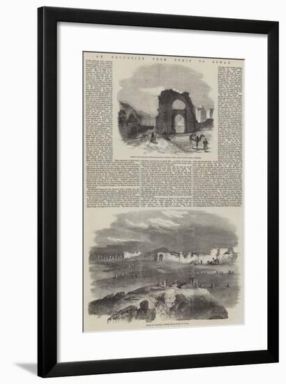 An Excursion from Tunis to Zowan-null-Framed Giclee Print