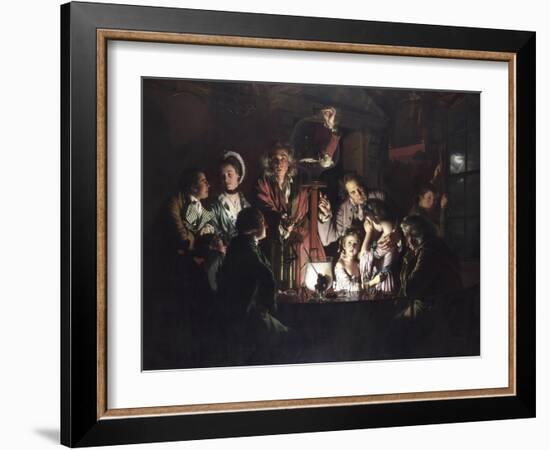 An Experiment on a Bird in an Air Pump-Joseph Wright-Framed Giclee Print