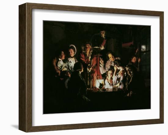 An Experiment on a Bird in the Air Pump, 1768-Joseph Wright of Derby-Framed Giclee Print