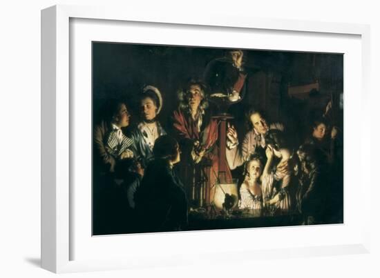 An Experiment on a Bird in the Air Pump-Joseph Wright of Derby-Framed Premium Giclee Print