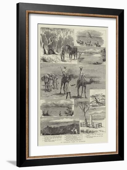 An Exploring Party in Australia-null-Framed Giclee Print