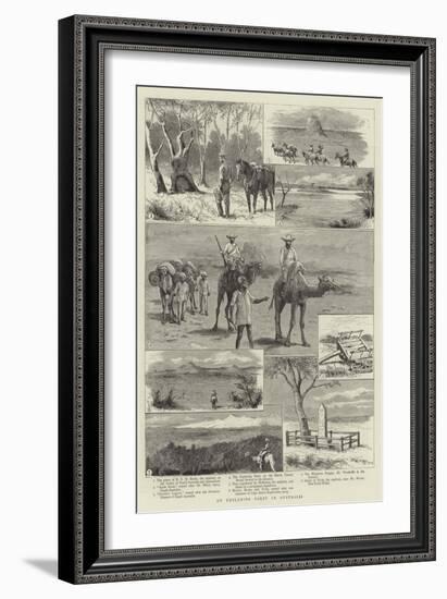 An Exploring Party in Australia-null-Framed Giclee Print