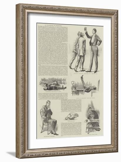 An Exposition of Hypnotism-William Douglas Almond-Framed Giclee Print