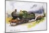 An Express Train of the Great Western Railway-null-Mounted Art Print